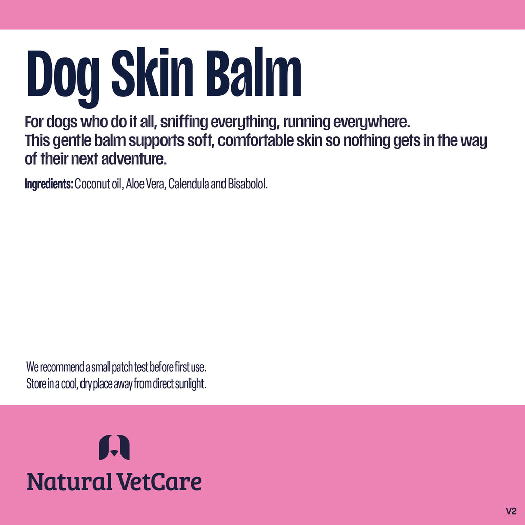Natural Vetcare Nose & Paw Balm 80g Dog Supplement Balm