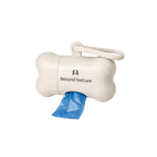 Doggy bag dispenser with 'Natural VetCare' branding on a white background